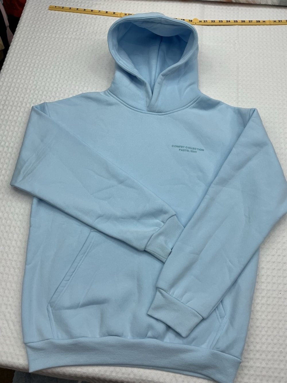 Comft Pastel Blue Comfort Collection Hoodie